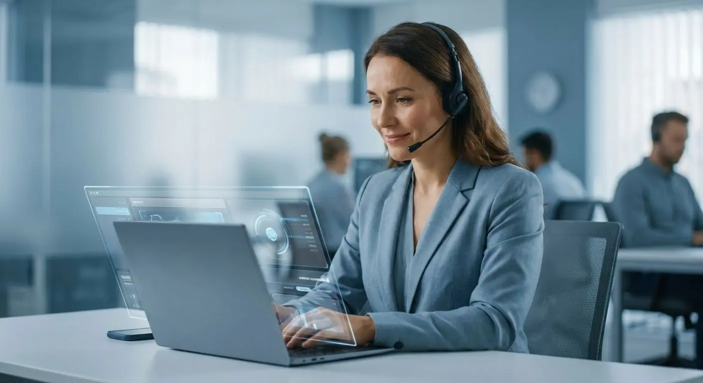 Operador de chat online Operador de apoio ao cliente em ambiente digital